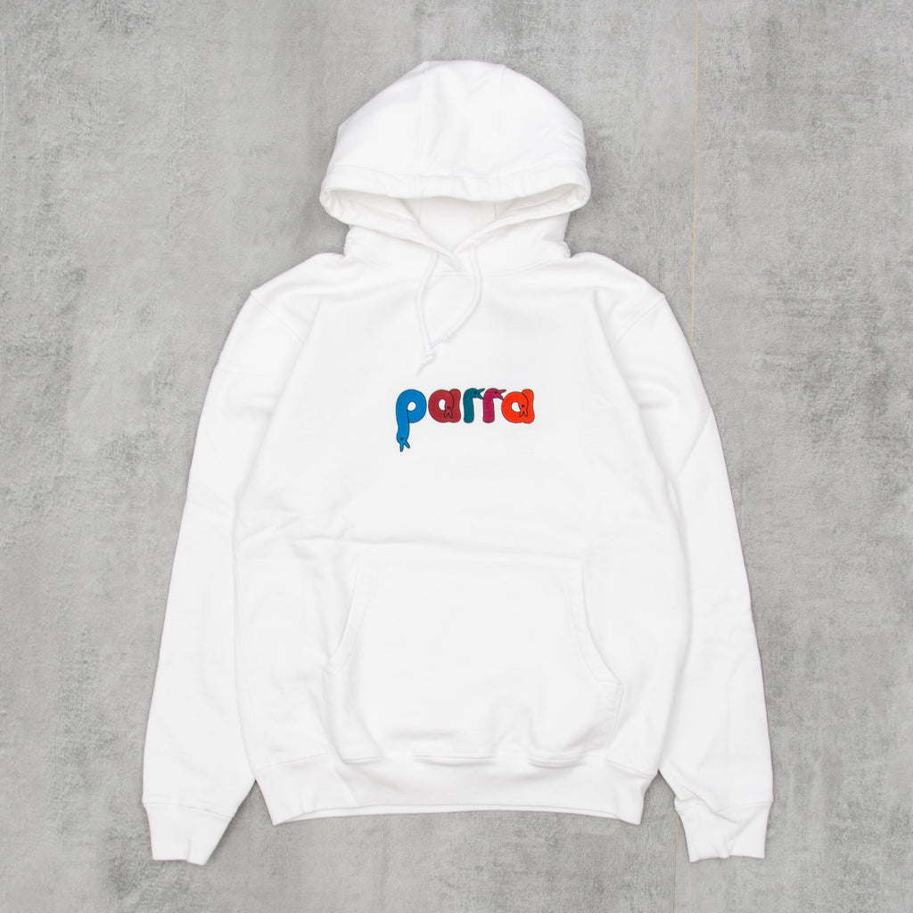 By Parra Bird Face Hoodie - White 1