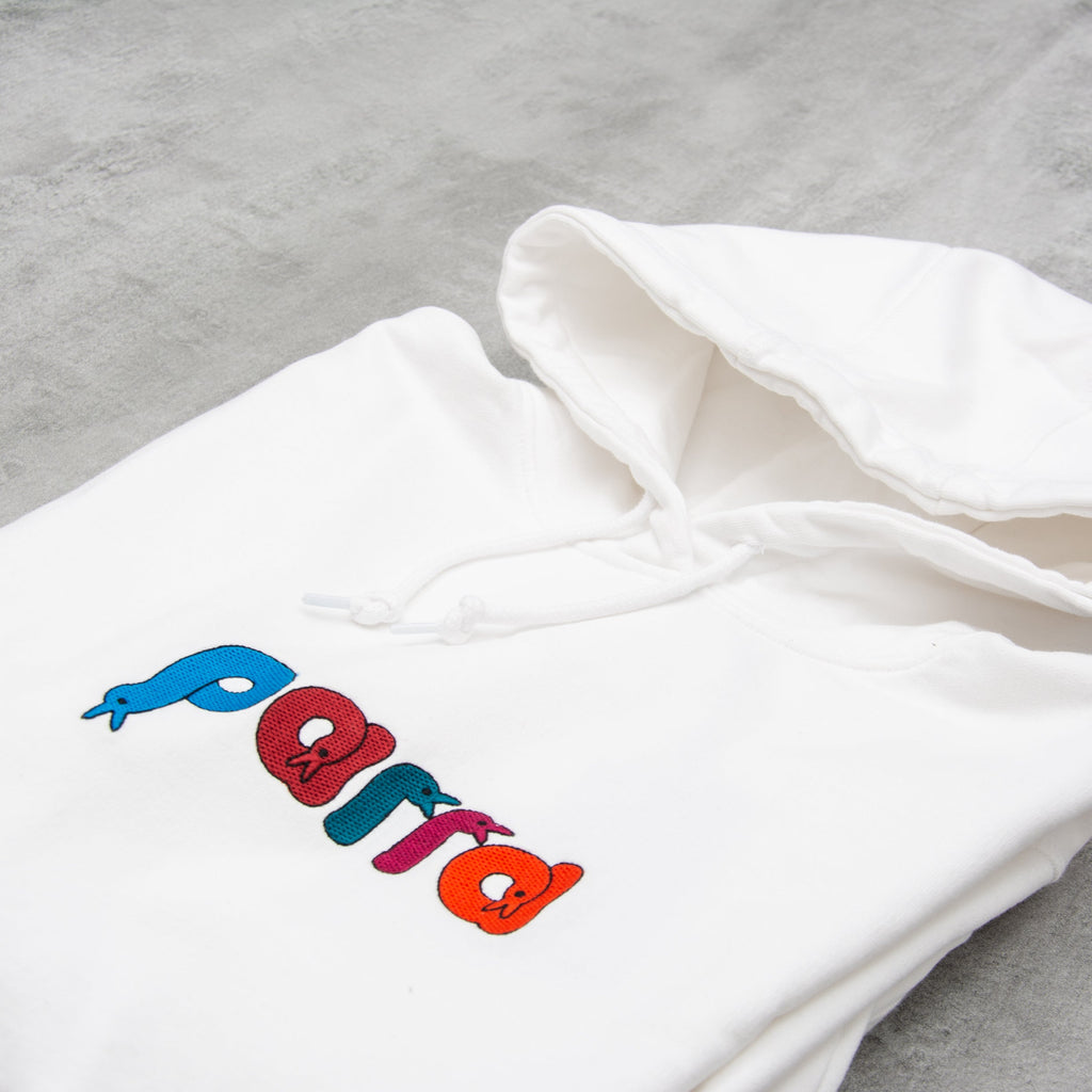 By Parra Bird Face Hoodie - White 2