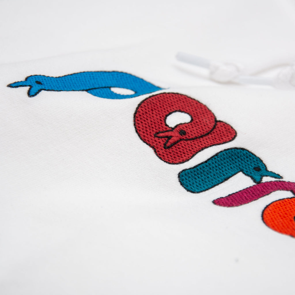 By Parra Bird Face Hoodie - White 3