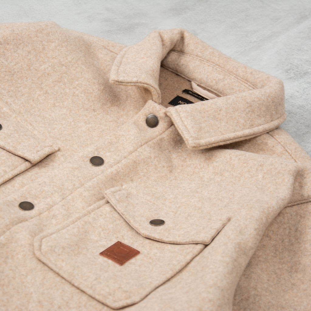 Brixton Durham Reserve Jacket - Oatmeal 3