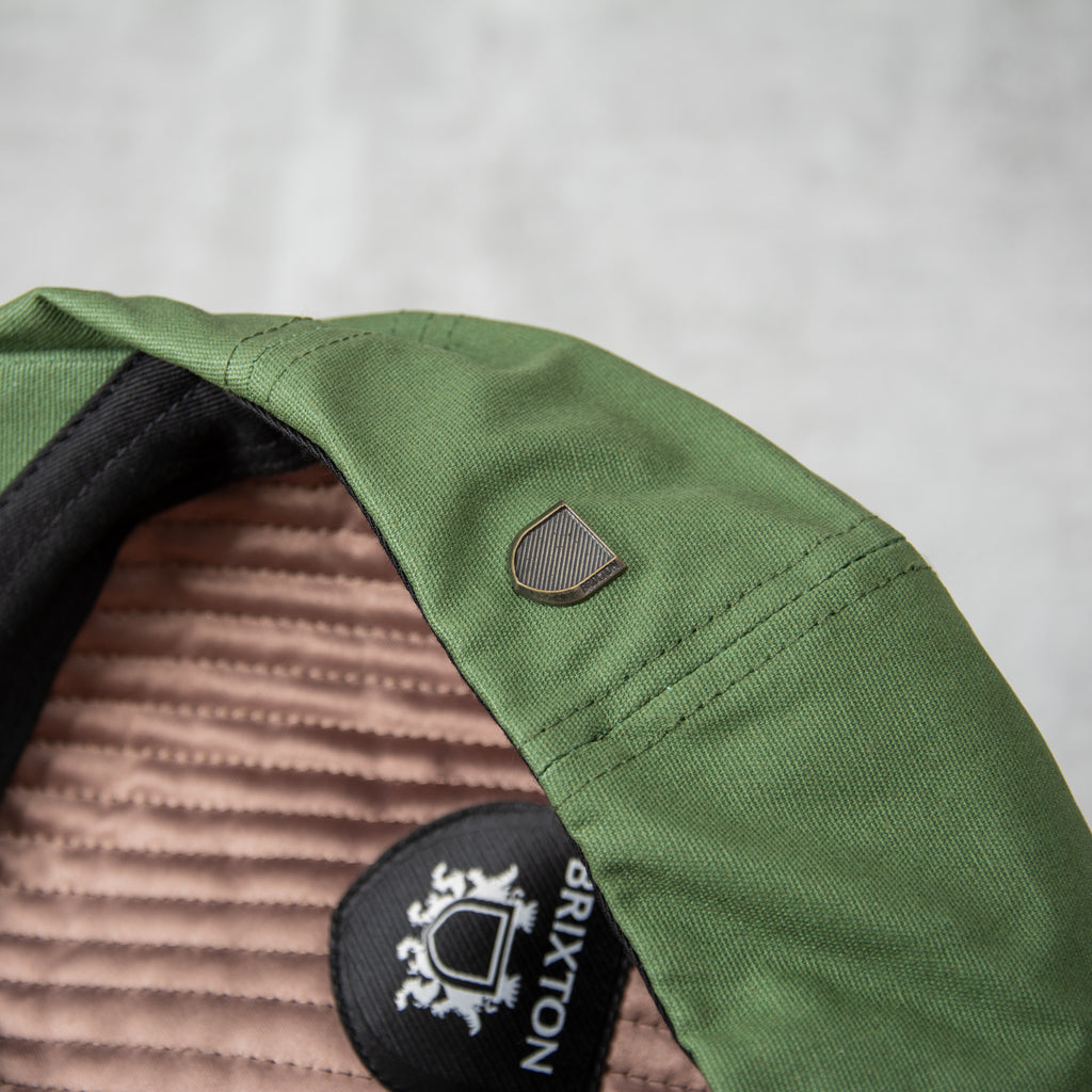 Brixton Brood Snap Flat Cap - Spruce 2