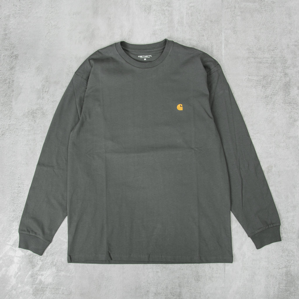 Carhartt WIP Chase L/S Tee - Jura / Gold 1