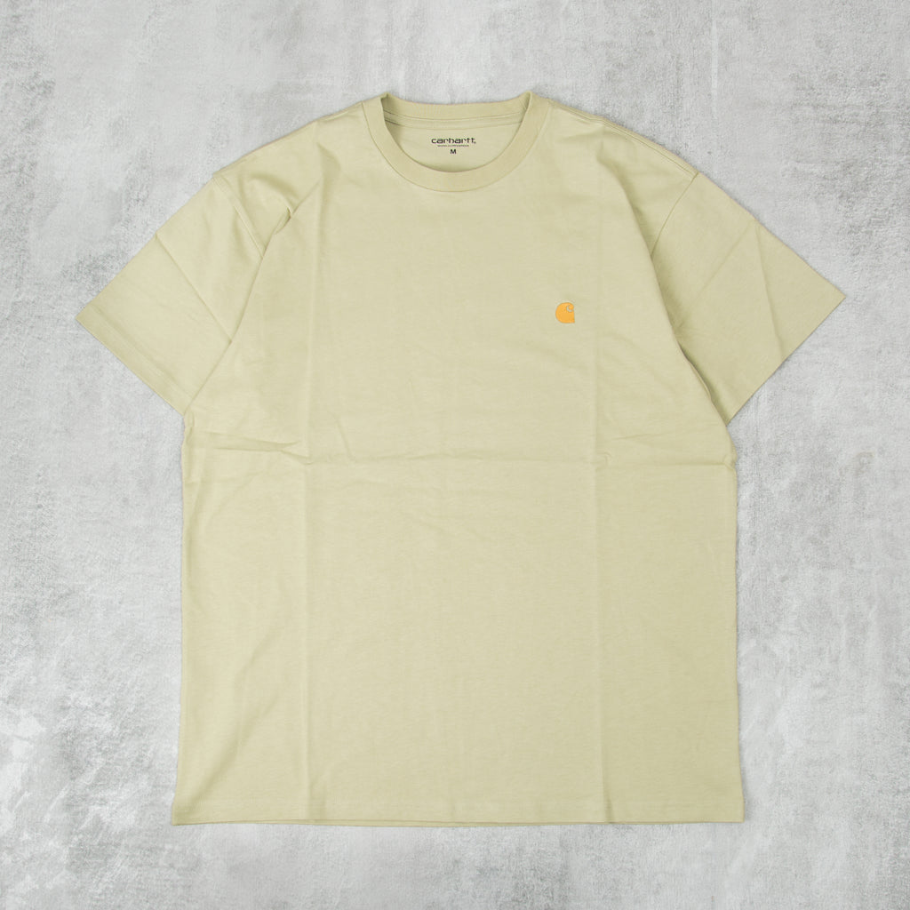 Carhartt WIP Chase S/S Tee - Agave / Gold 1