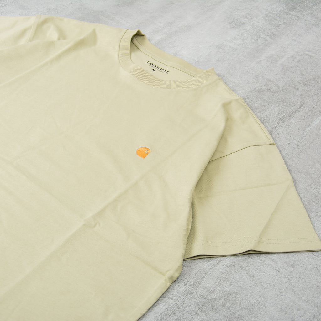 Carhartt WIP Chase S/S Tee - Agave / Gold 2