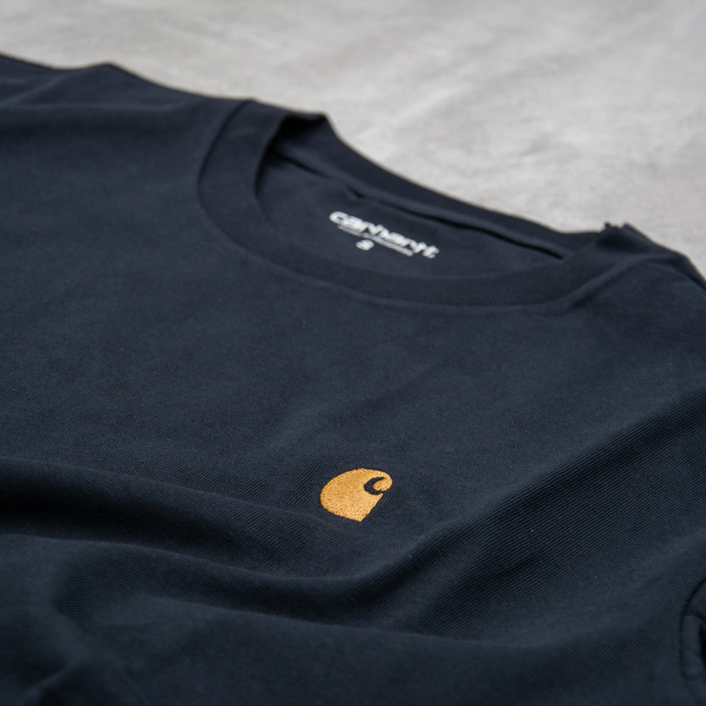 Carhartt WIP Chase S/S Tee - Dark Navy 2