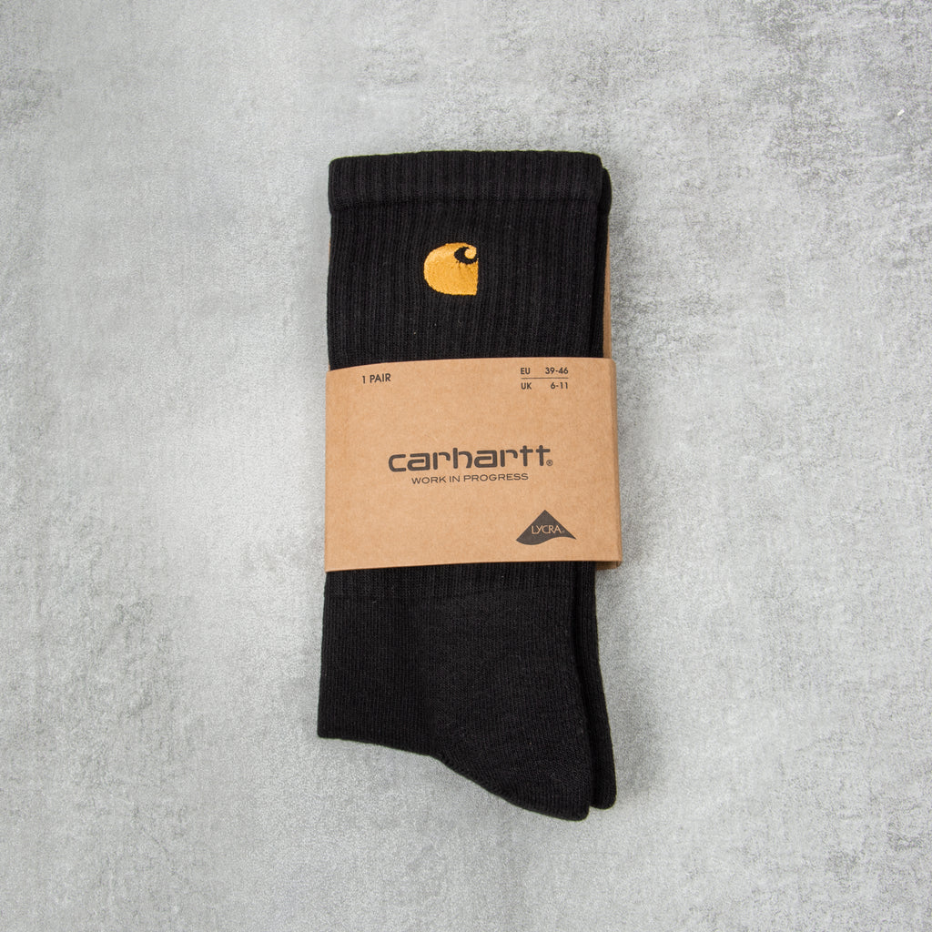 Carhartt WIP Chase Socks - Black 1