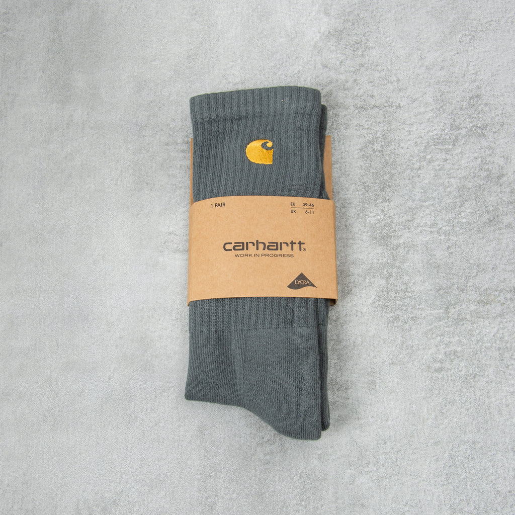 Carhartt WIP Chase Socks - Jura / Gold 1