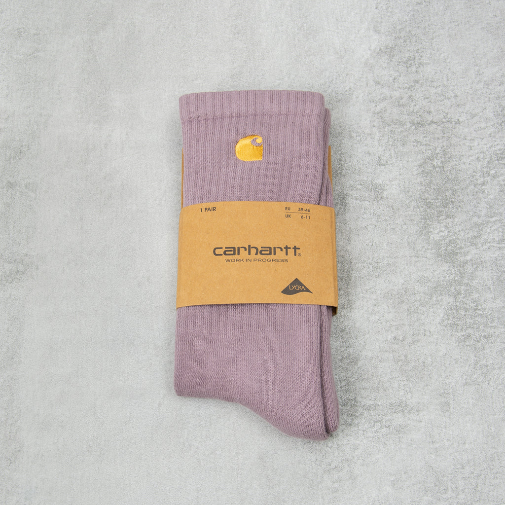 Carhartt WIP Chase Socks - Misty Thistle 1