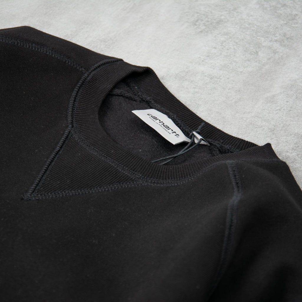 Carhartt WIP Chase Sweatshirt - Black / Gold 2