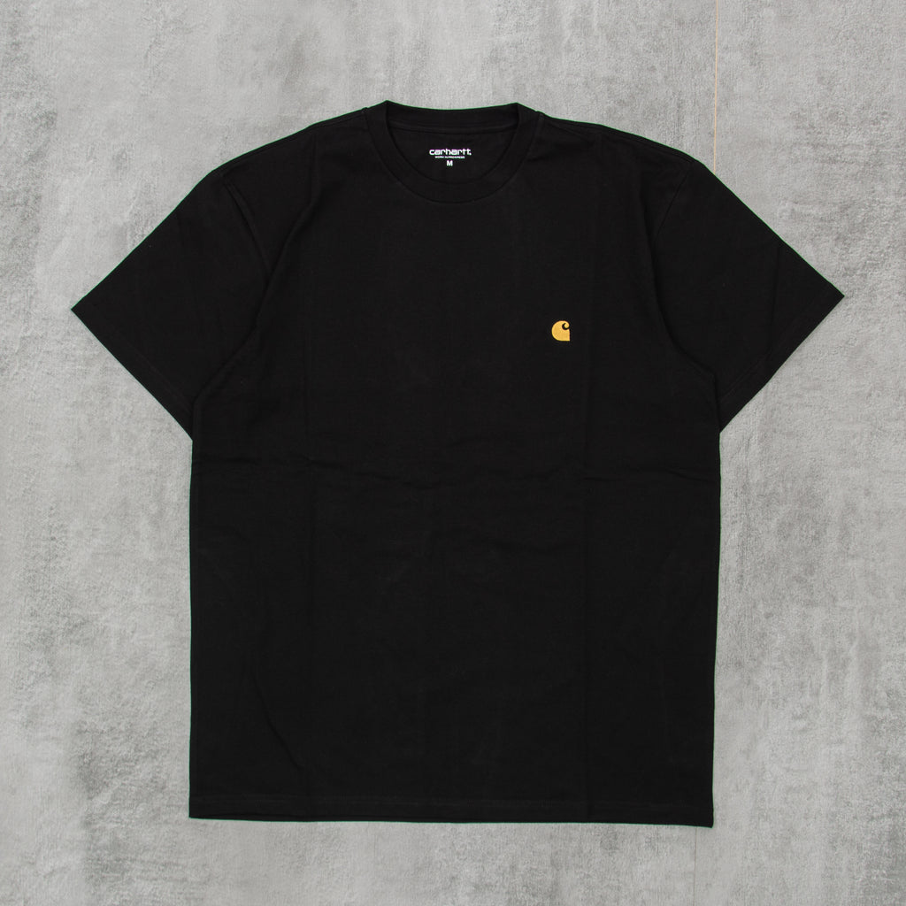 Carhartt WIP Chase S/S Tee - Black 1