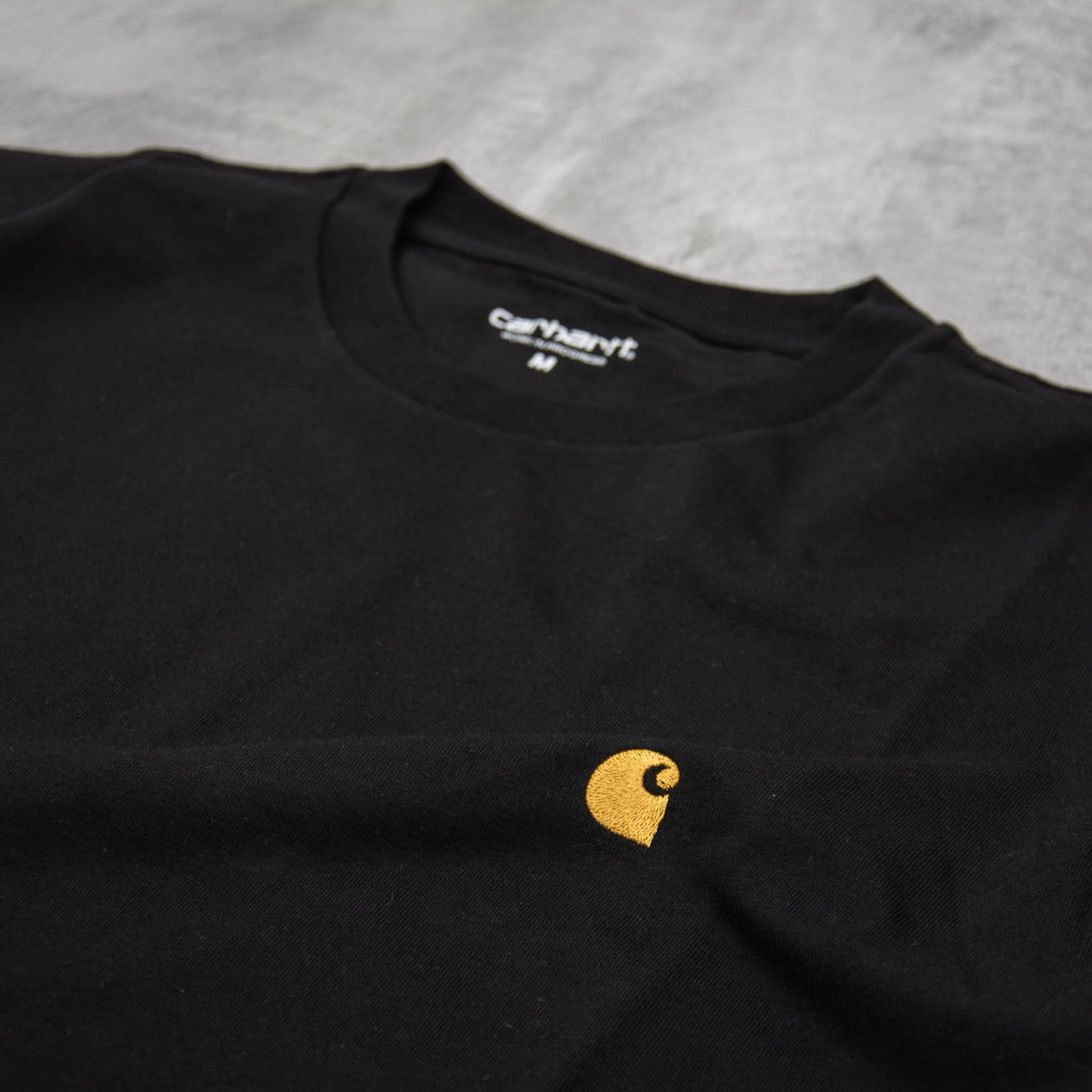 Carhartt WIP Chase S/S Tee - Black 2