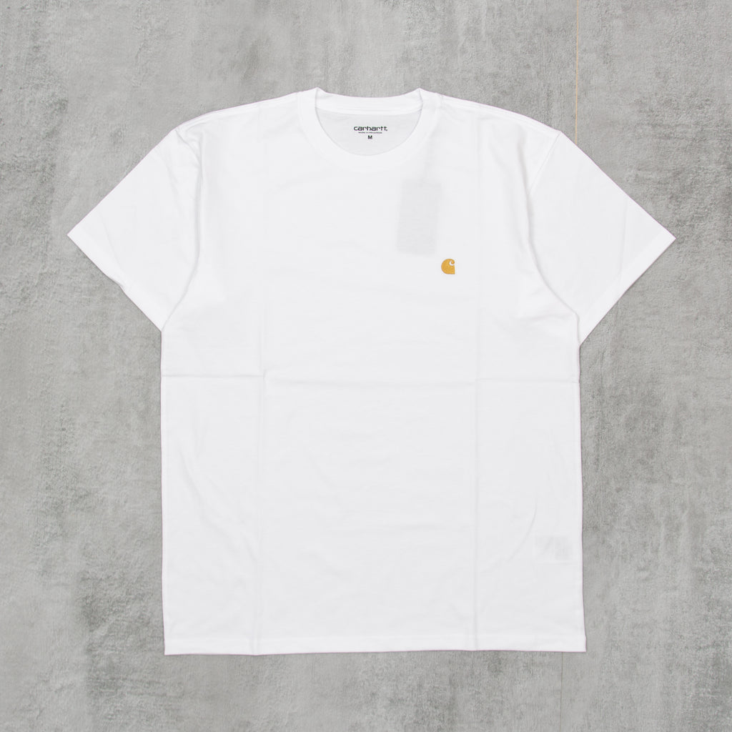 Carhartt WIP Chase S/S Tee - White 1