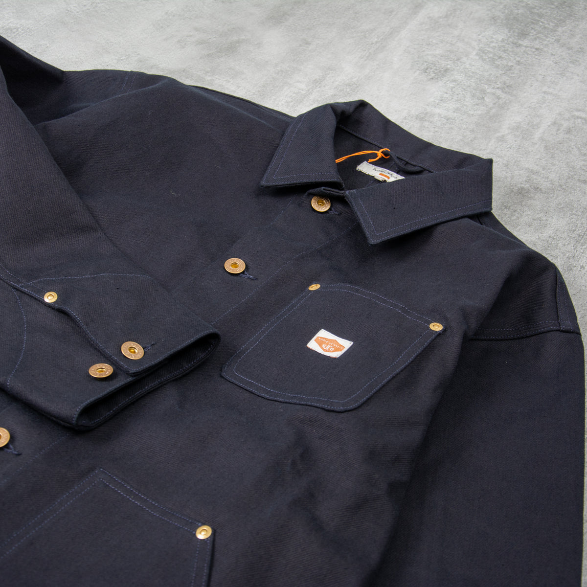 Buy the Nudie Chore Jacket Rebirth in Navy @Union Clothing | Union Clothing