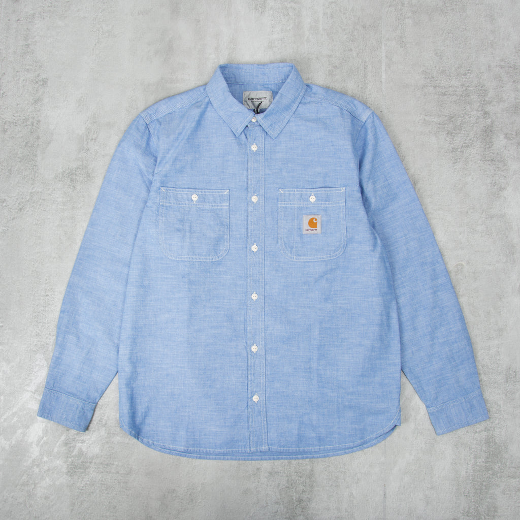 Carhartt WIP Clink L/S Shirt - Bleach Rinsed 1