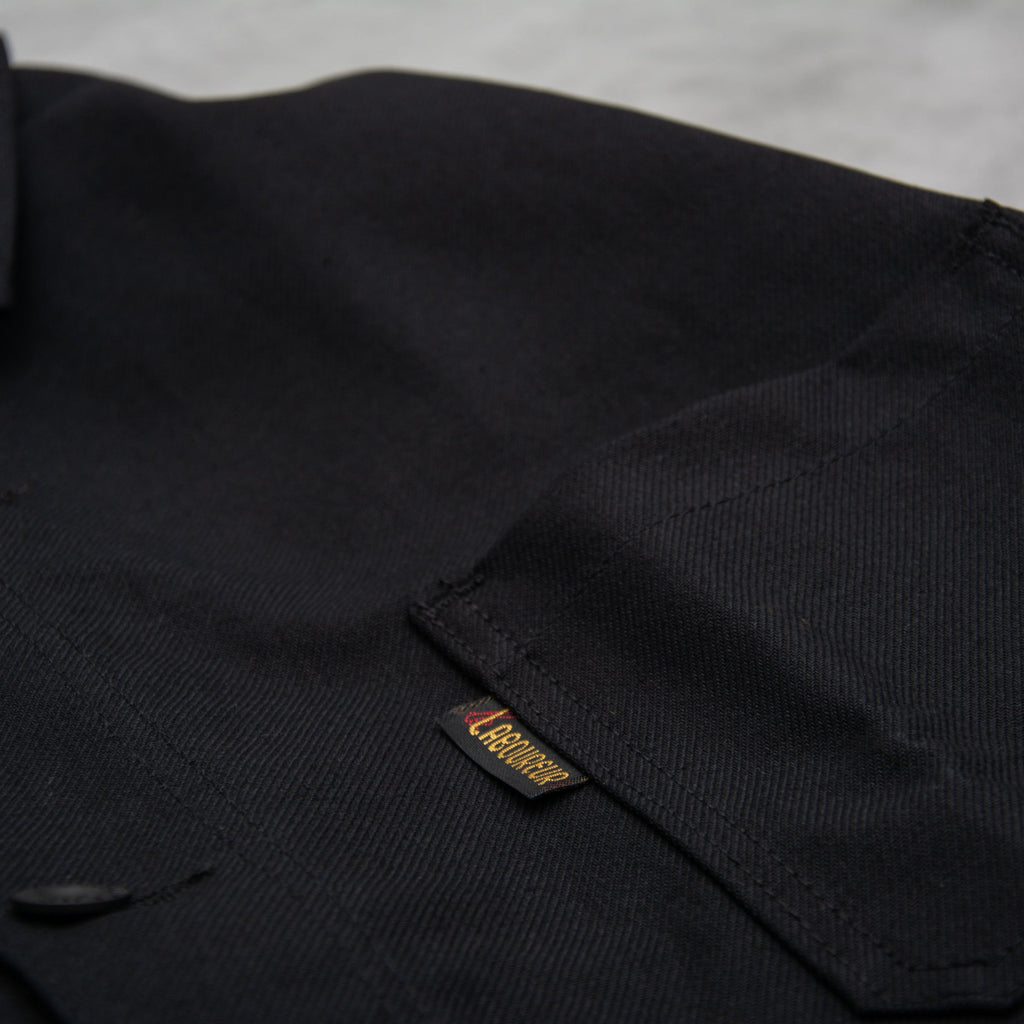 Buy the Le Laboureur Cotton Work Jacket - Noir online @Union Clothing ...