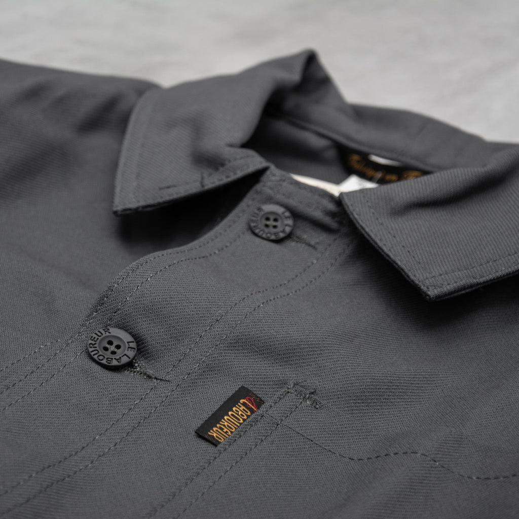 Le Laboureur Cotton Work Jacket - Grey 2