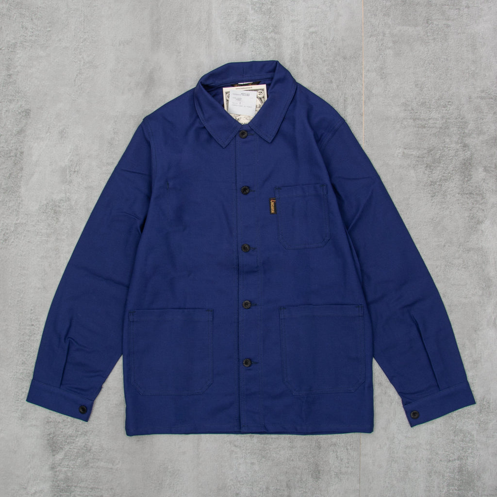 Le Laboureur Cotton Work Jacket - Navy 1