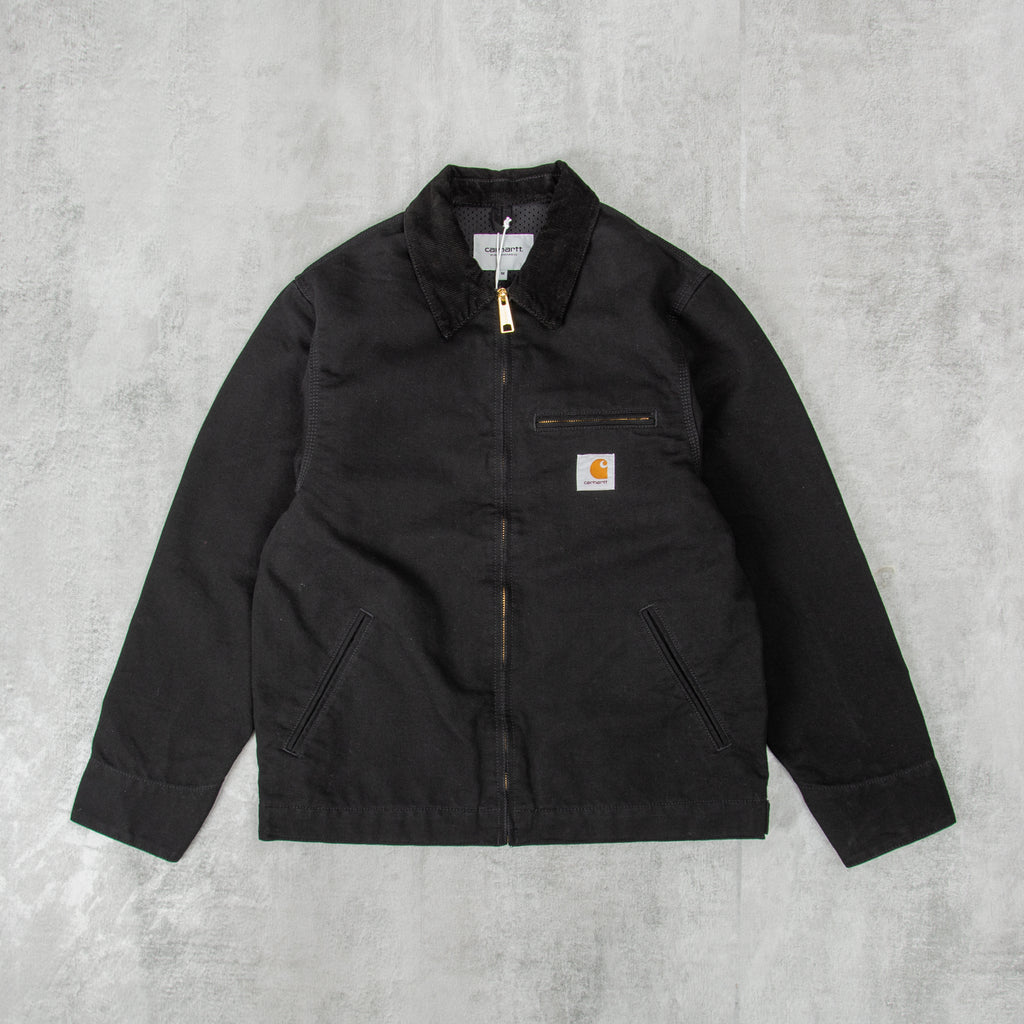 Carhartt WIP Detroit Jacket - Black / Black Rinsed 1