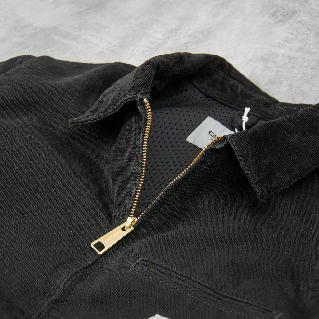 Carhartt WIP Detroit Jacket - Black / Black Rinsed 2