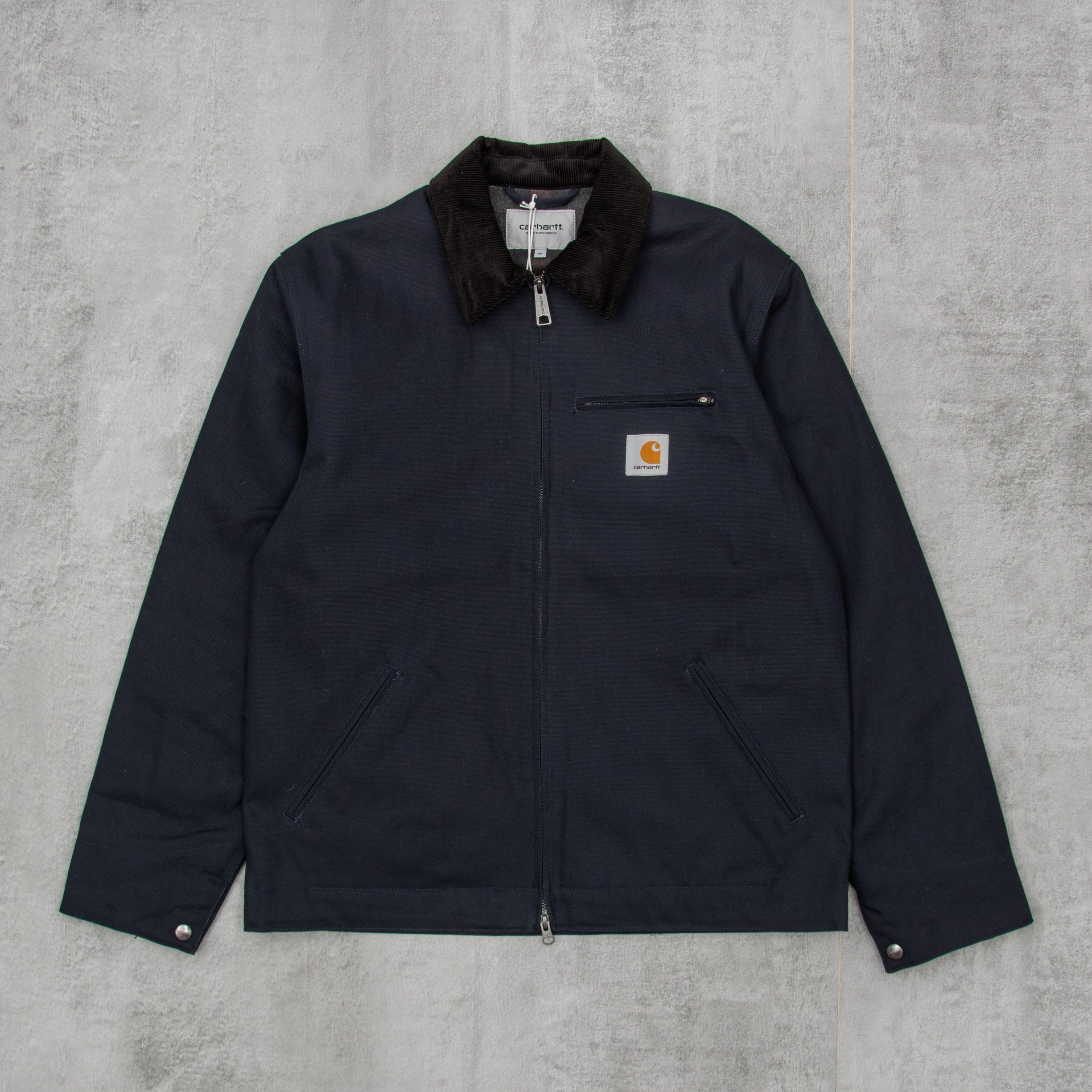 Buy the Carhartt WIP Detroit Jacket - Dark Navy Rigid @Union Buy the Carhartt WIP Detroit Jacket - Dark Navy Rigid @Union