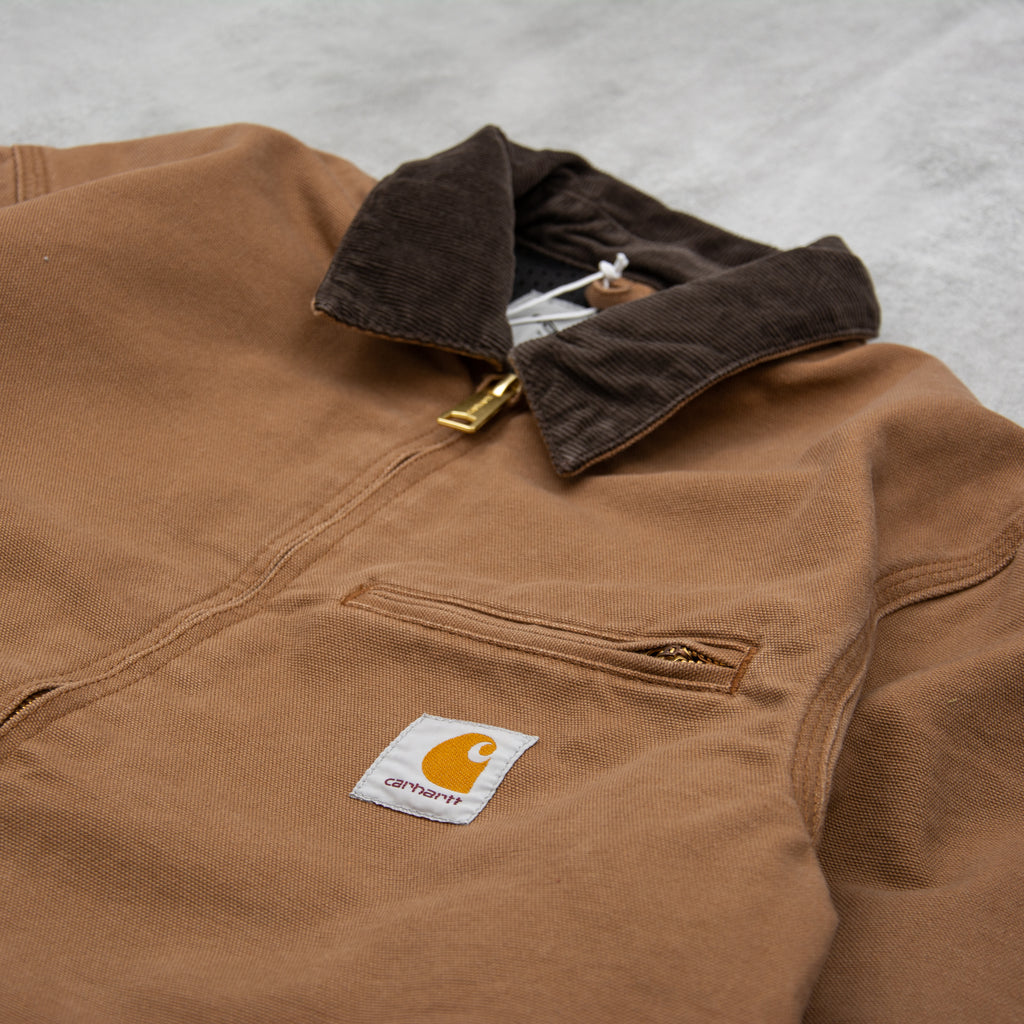 Carhartt WIP Detroit Jacket - Hamilton Brown / Tobacco Rinsed 2