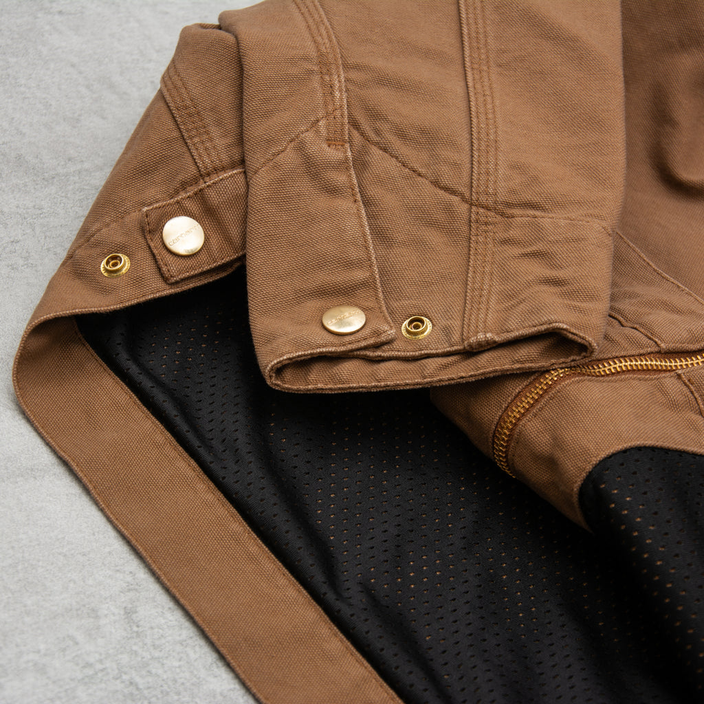 Carhartt WIP Detroit Jacket - Hamilton Brown / Tobacco Rinsed 5