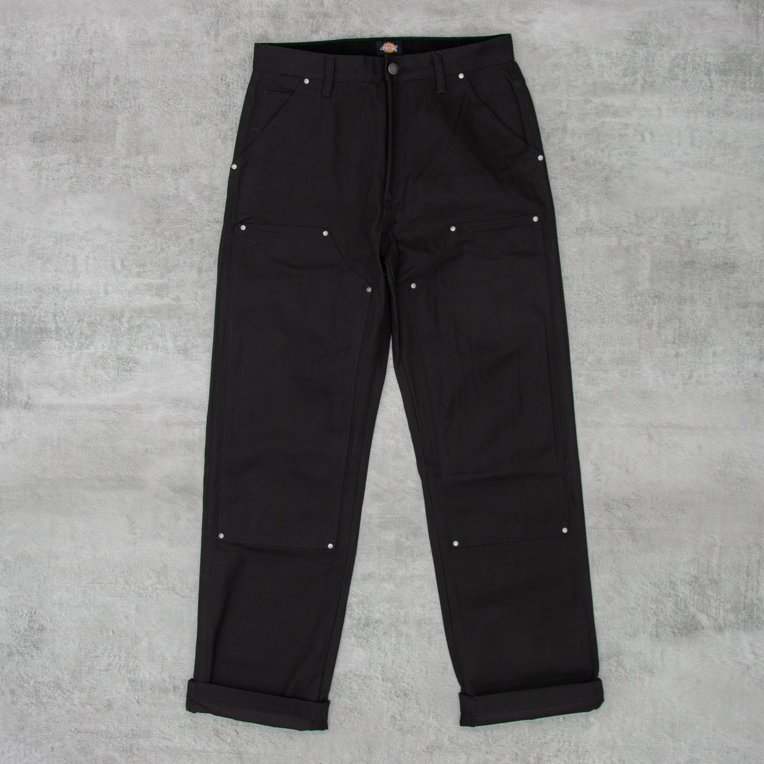 Buy the Dickies Canvas Double Knee Utility Pant Black @Union