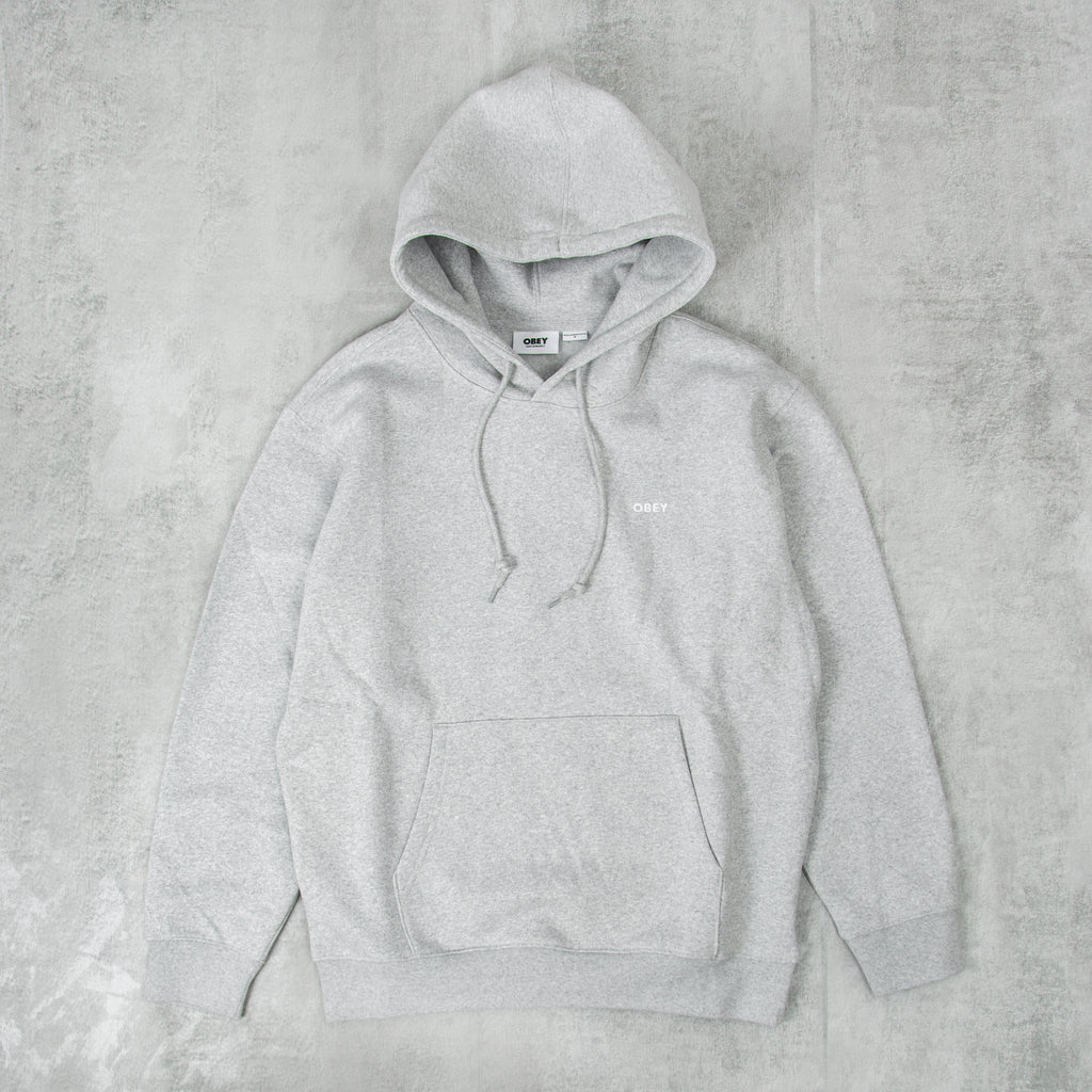 Obey Established Works Bold Hood - Ash Grey 1