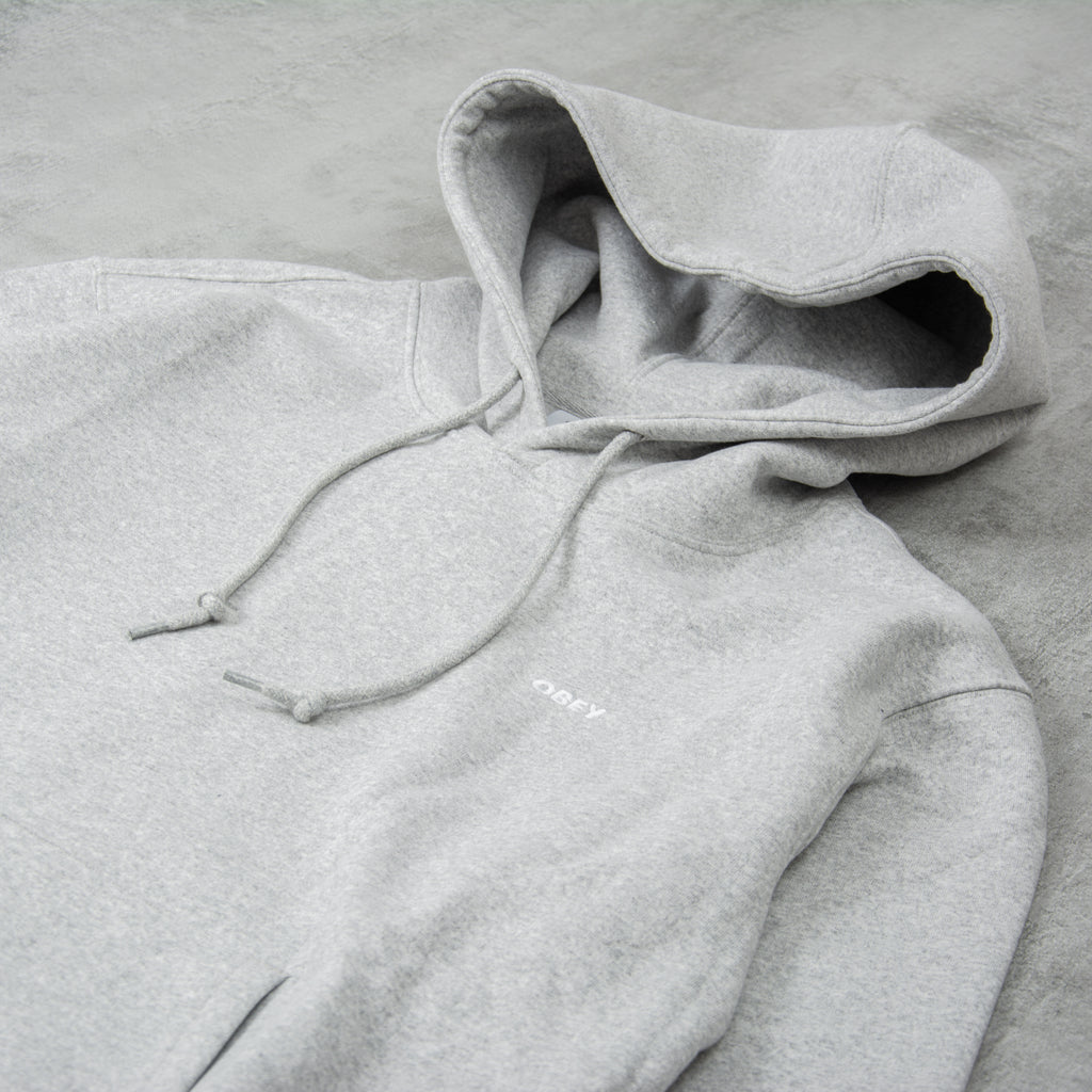 Obey Established Works Bold Hood - Ash Grey 2