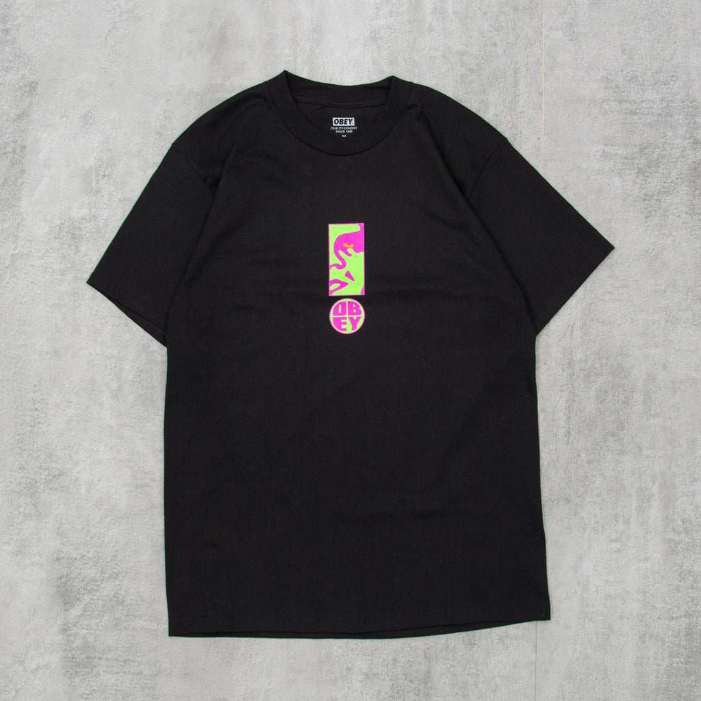 Obey Exclamation Tee - Black 1