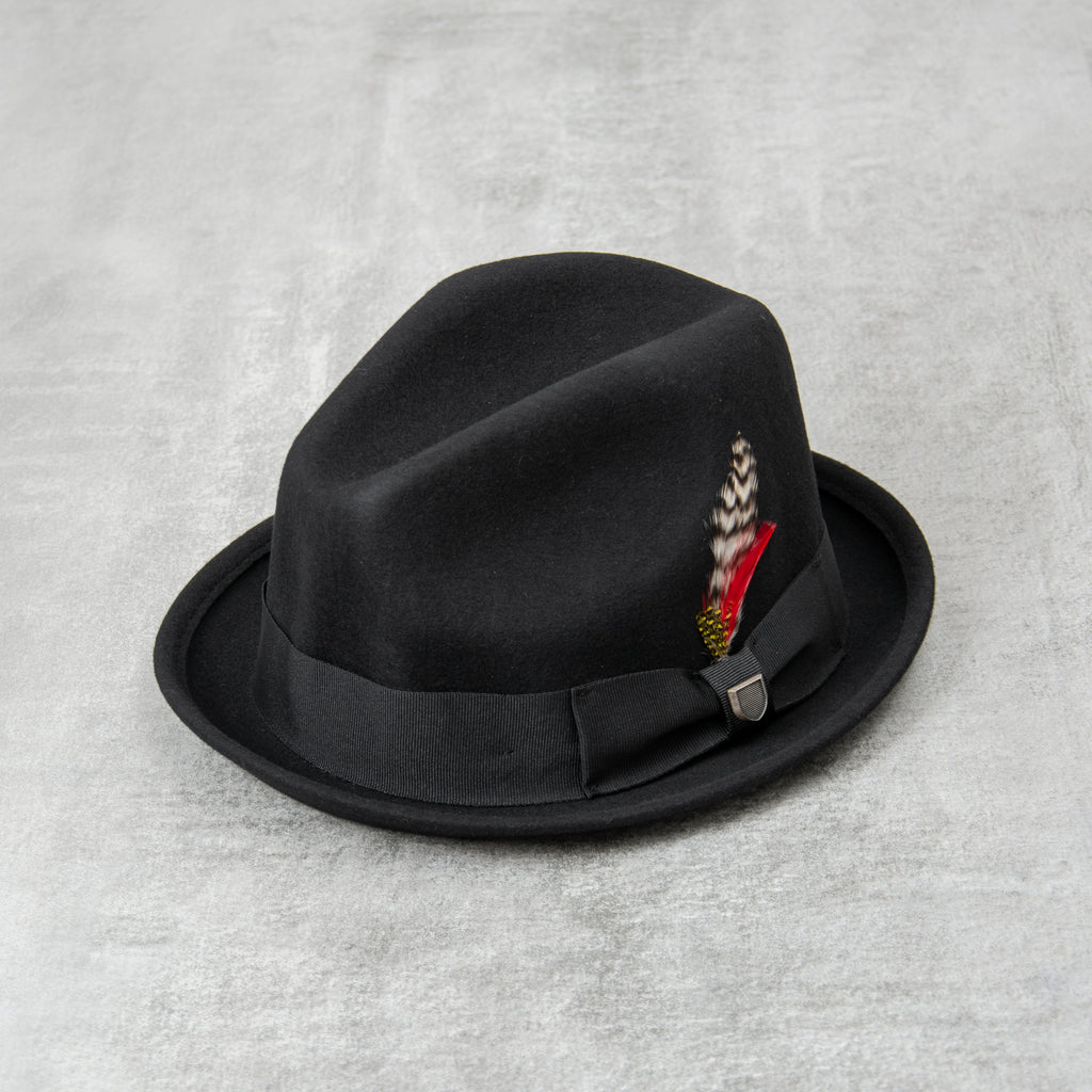 Brixton Gain Fedora - Black 1