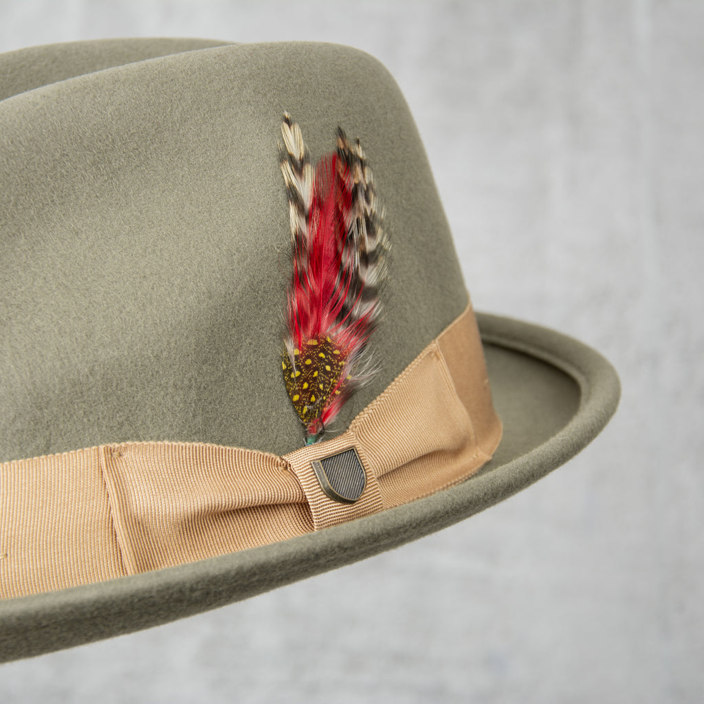 Brixton Gain Fedora - Olive Surplus / Sand 1