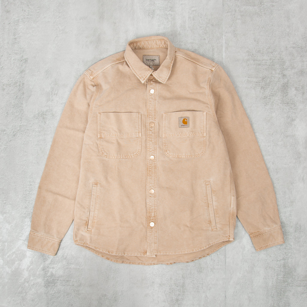 Carhartt WIP Glenn Shirt Jacket - Dusty H Brown Faded 1