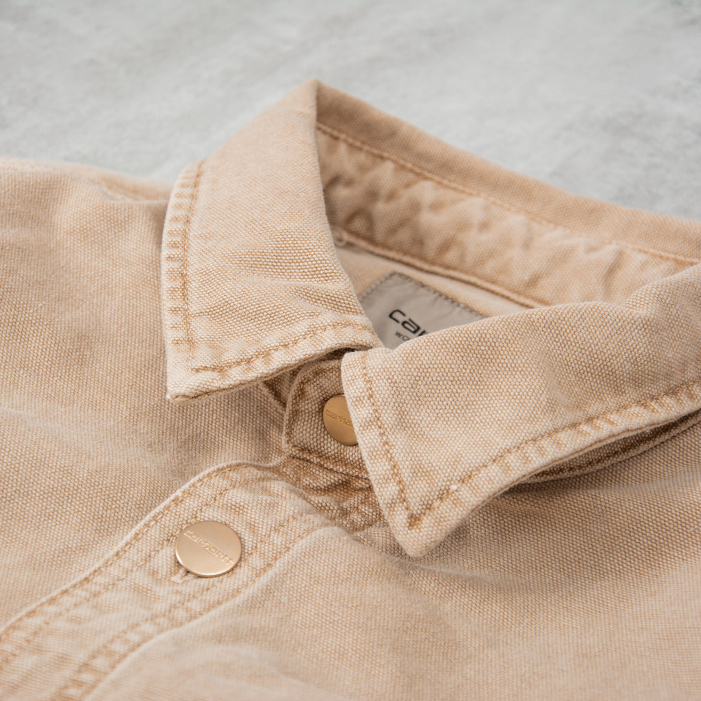 Carhartt WIP Glenn Shirt Jacket - Dusty H Brown Faded 2