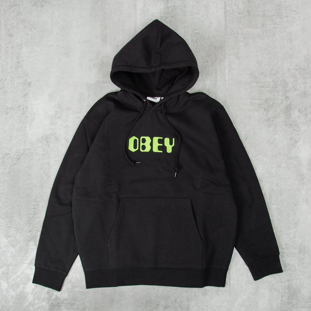 Obey Grafx Hood  - Black 1