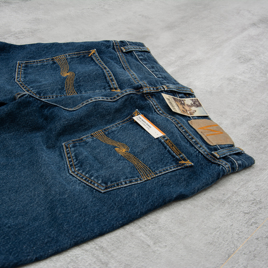 Nudie Gritty Jackson Jeans - Blue Slate 4