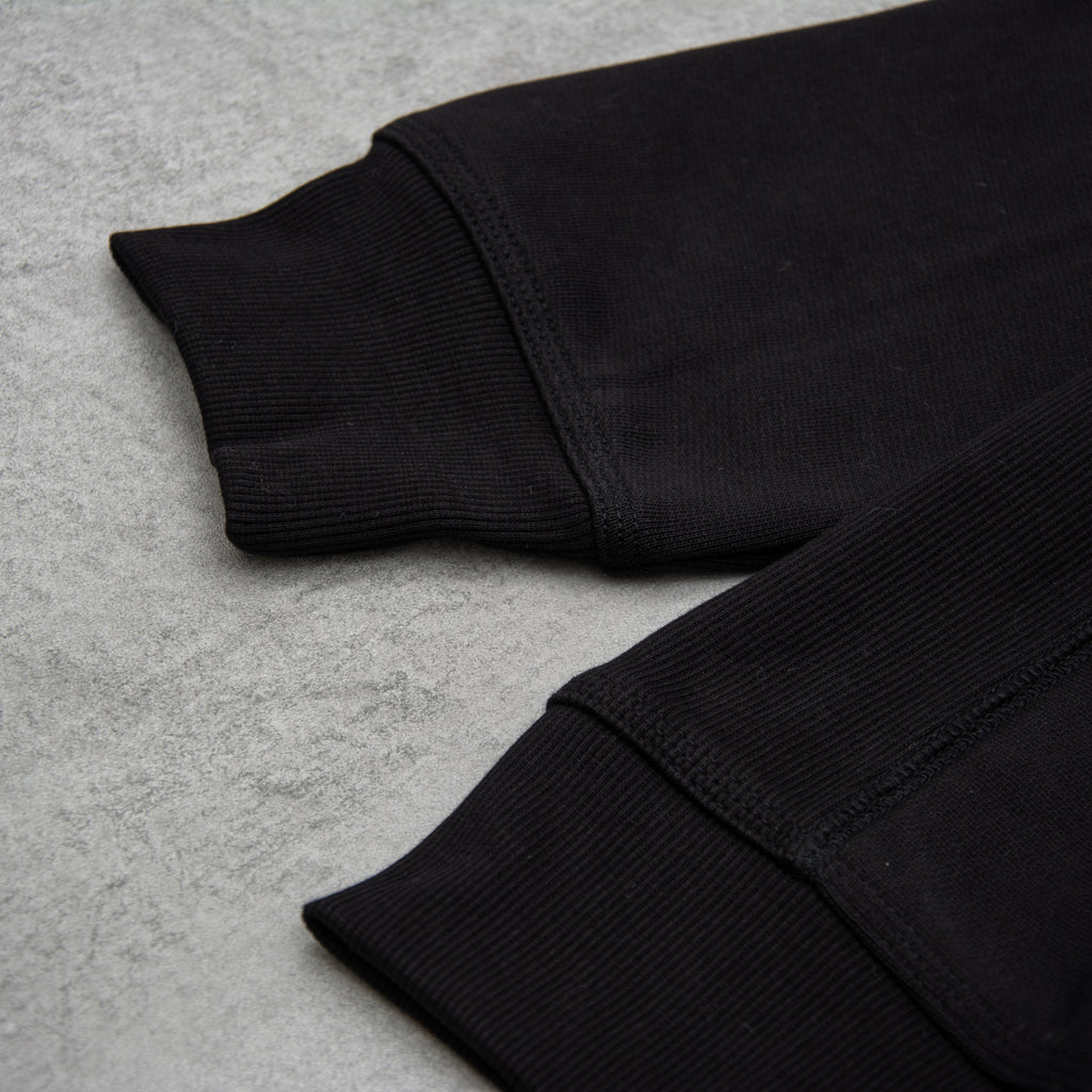 Carhartt WIP Half Zip American Script Sweat - Black 3
