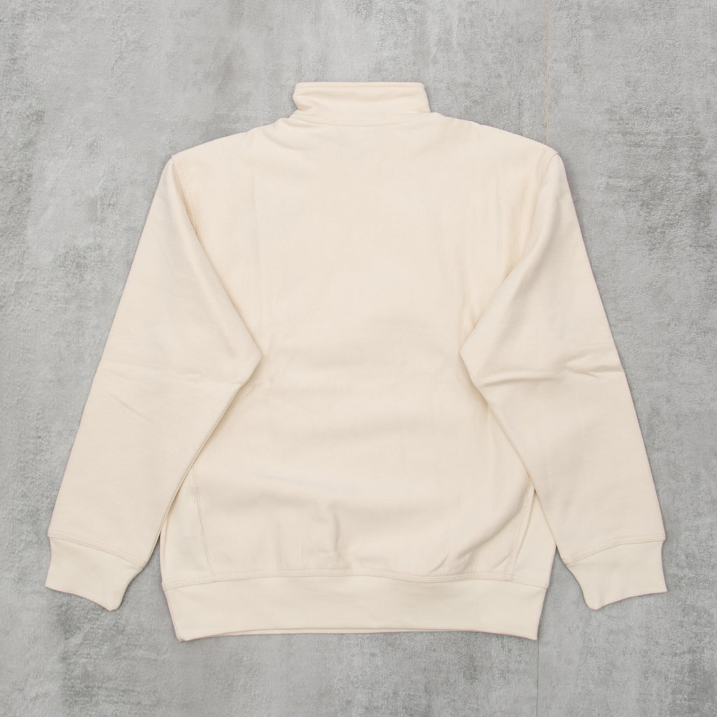 Carhartt WIP Half Zip American Script Sweat - Natural 3