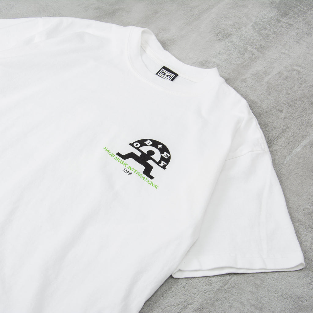 Obey Haus Musick Tee - White 3
