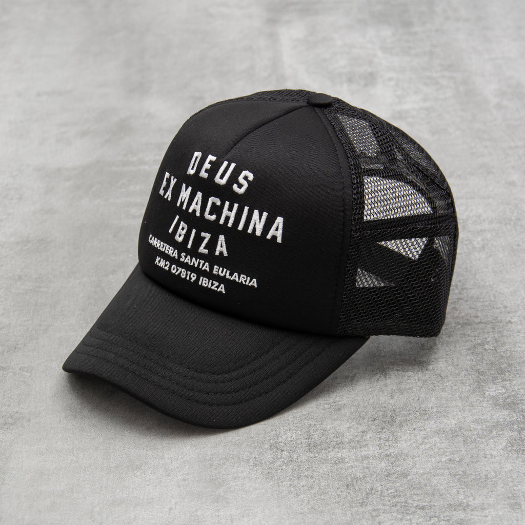 Deus ex Machina Ibiza Address Trucker Cap - Black 1
