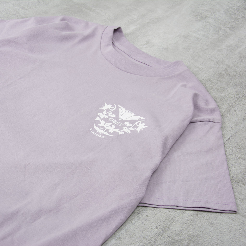 Obey In Bloom Tee - Lilac Chalk 3