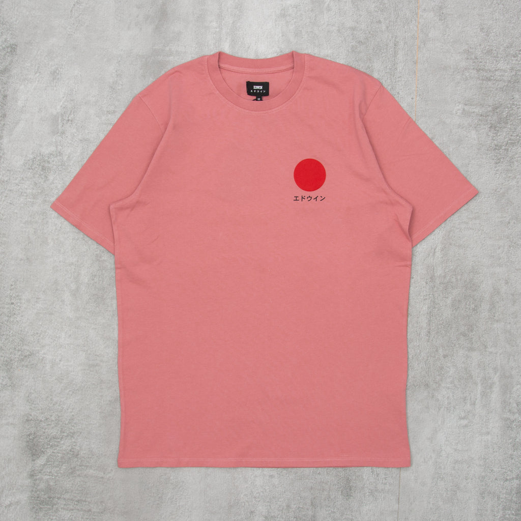 Edwin Japanese Sun Tee - Dusty Rose 1