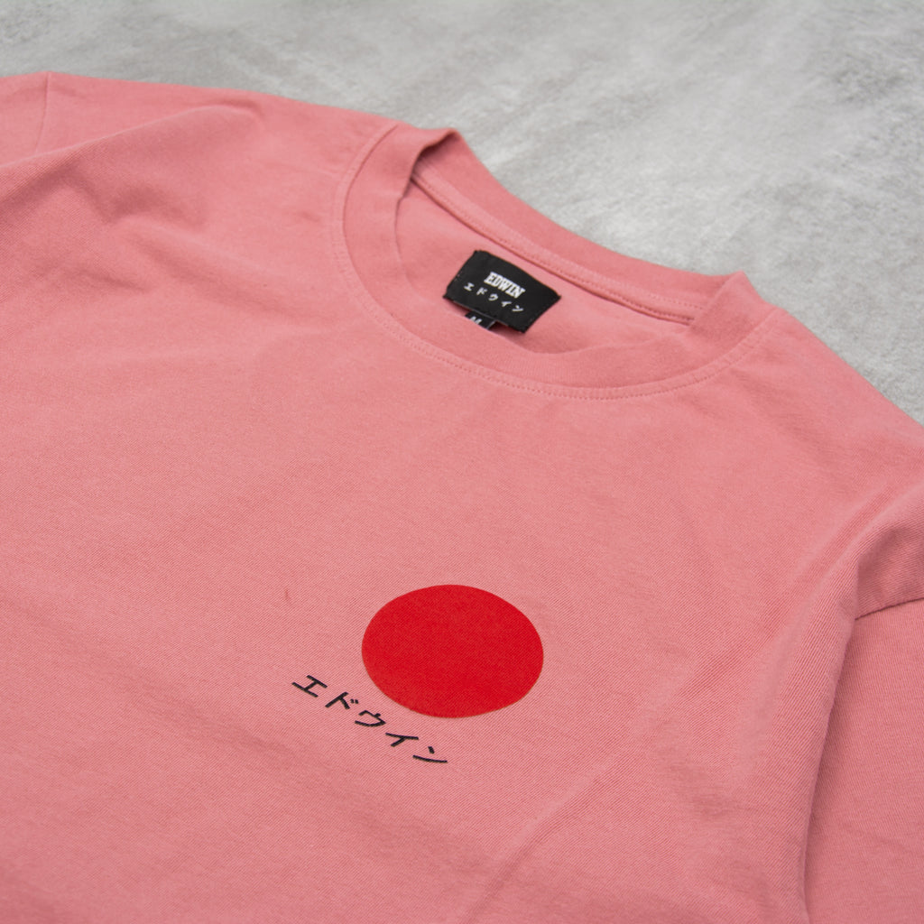 Edwin Japanese Sun Tee - Dusty Rose 2