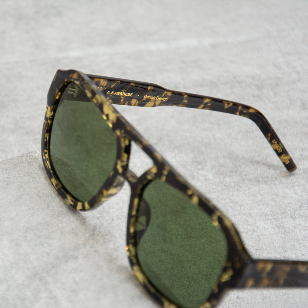 A Kjaerbede Kaya KL2316-007 Sunglasses - Black / Yellow 3