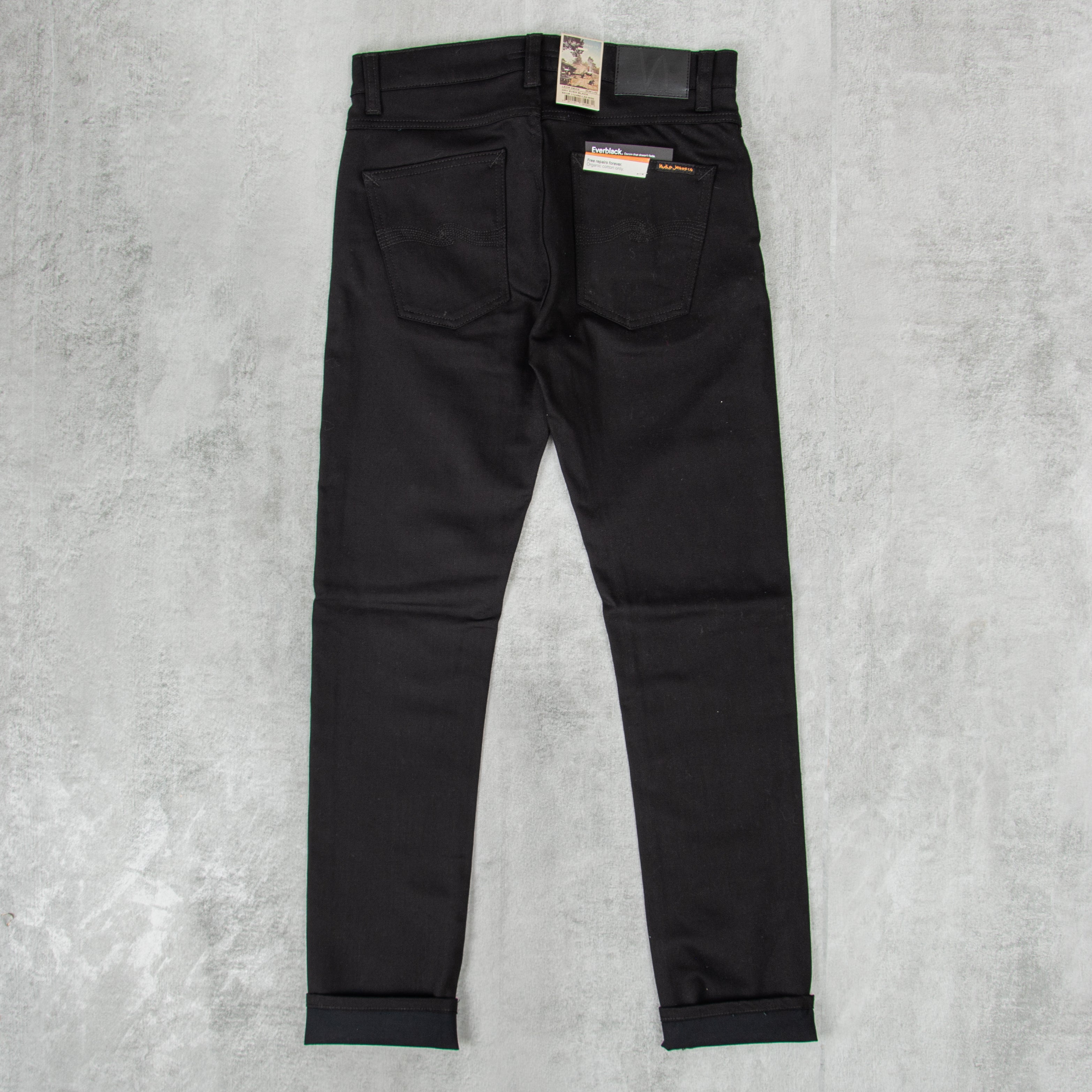 Buy the Nudie Lean Dean Jean - Dry Ever Black @Union Clothing