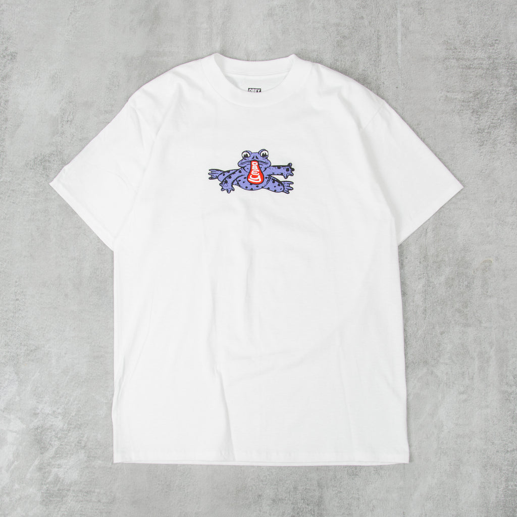 Obey Leap Frog Tee - White 1