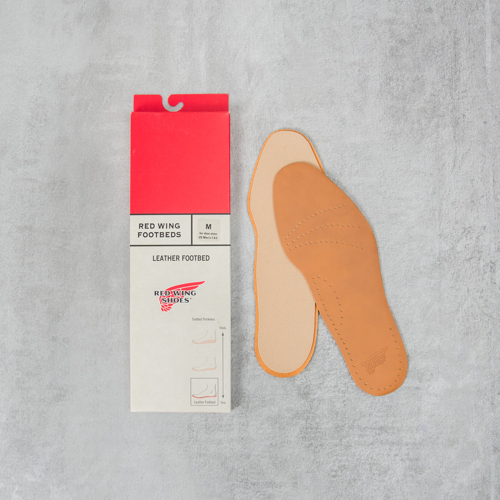 Red Wing Leather Footbed Insole 96356 1