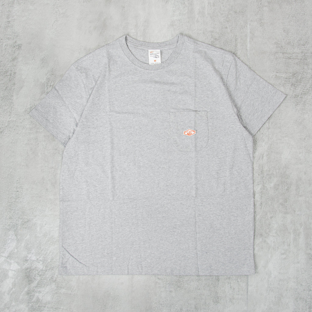 Nudie Leffe Pocket Tee - Grey Melange 1