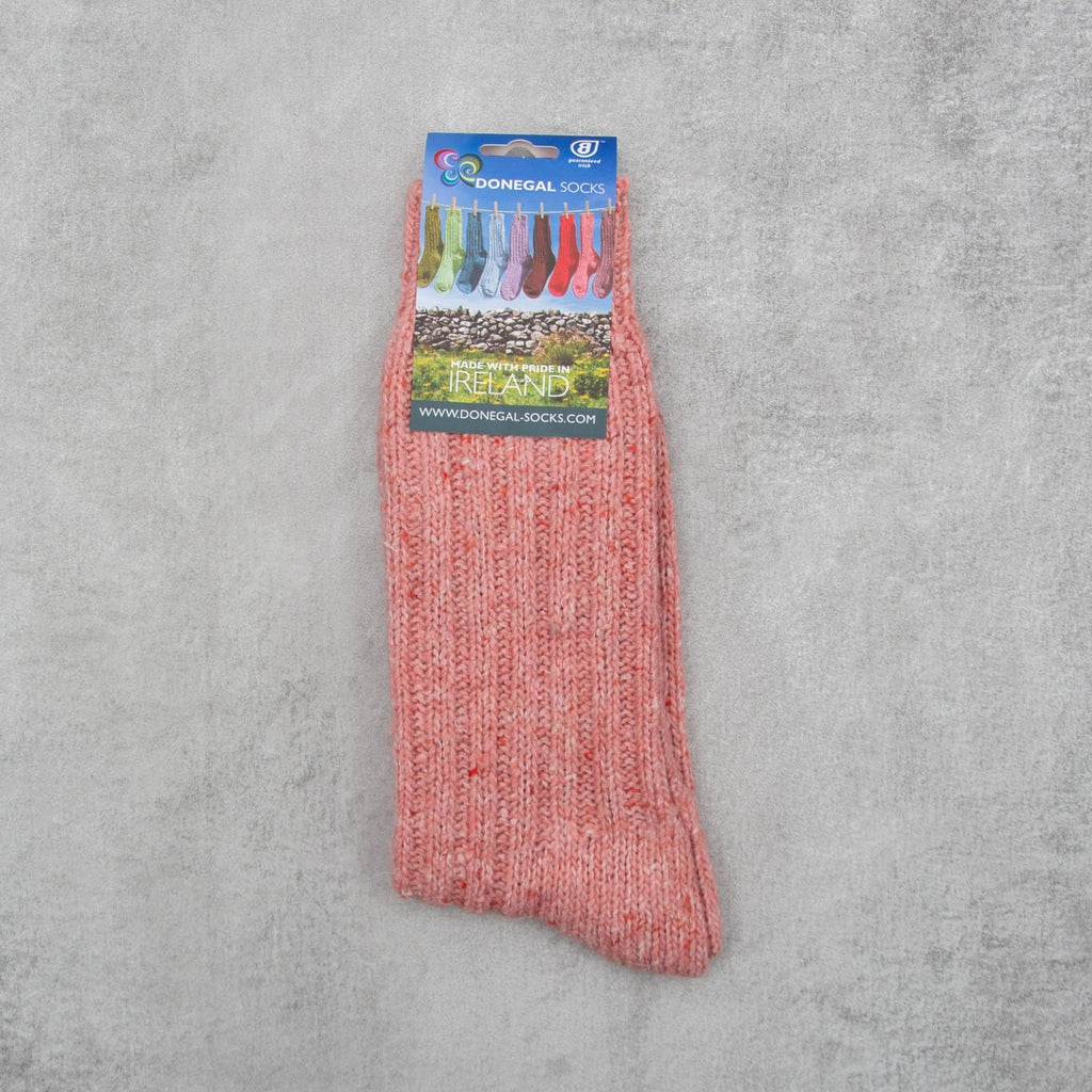 Donegal Socks in traditional Wool - 305 Light Pink 1