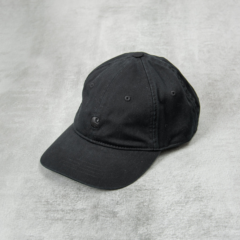 Carhartt WIP Madison Logo Cap - Black / Black 1